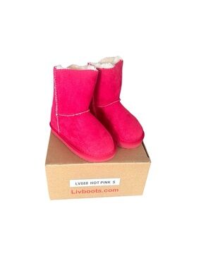 Livboots girls  Hot Pink Cozy Winter Boots